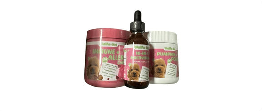 Supplements for dogs allergy chews immune chews multivitamins, vitamins for joints pumpkin powder