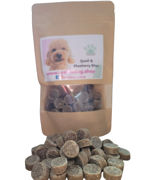 QUAIL & BLUEBERRY DOG TREATS