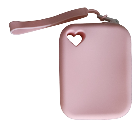 SILICONE TREAT BAG PINK