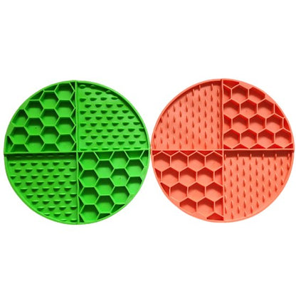 DOUBLE BEE LICK MAT Silicone IN TWO COLORS