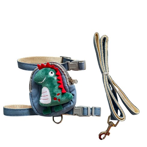 DOG BACK PACK with Harness and Leash