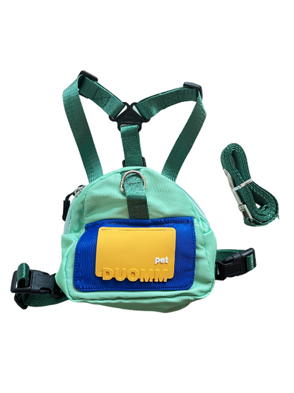 BACKPACK WITH HARNESS AND LEASH