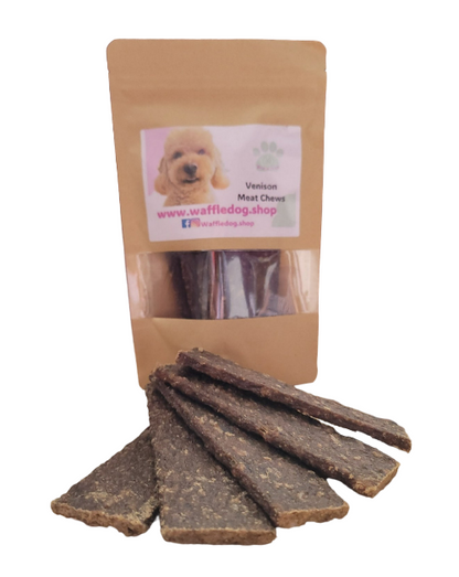 NATURAL VENISON CHEWS DOG TREATS