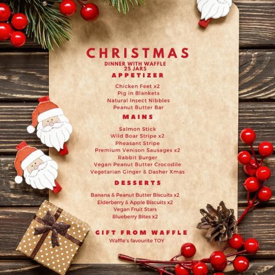 christmas advent calendar menu