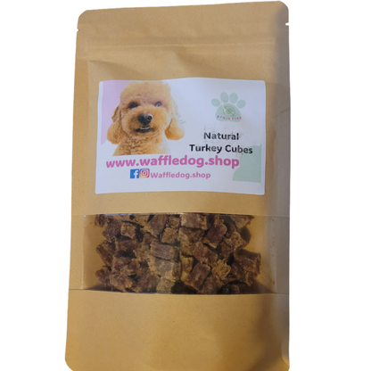 NATURAL TURKEY CUBES DOG TREATS