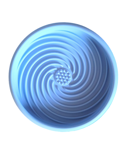 LICK BOWL FRONT LIGHT BLUE