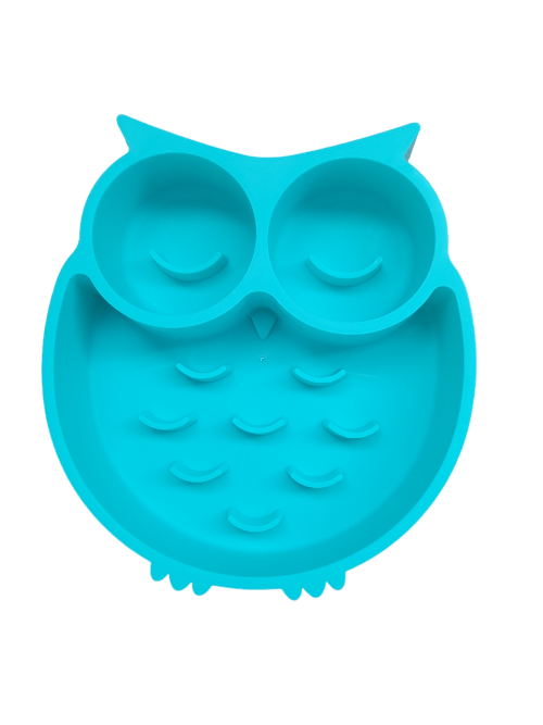 sowa.png2_ Slow Feeder Dog Bowl to Slow Down Eating BLUE